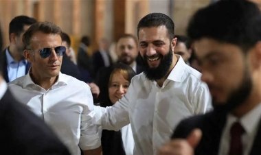 ‏ماكرون من دمشق: سوريا تواجه تحديات كبيرة وهدفنا بناء ثقة جديدة