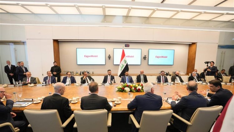الزيدي يؤكد لإكسون موبيل اهتمام العراق بإنهاء احتياجه من استيراد الغاز
